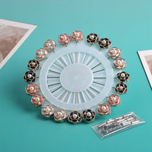 Z-1062  Hijab Buckle Brooch Styling Large-Head Pin