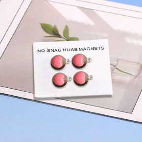 JS3  Pink Panda Bear Hijab Magnetic Clasp - MOQ: 300 pcs/color