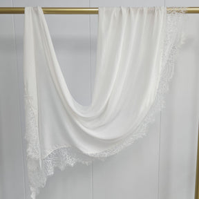 WJ079  Plain Modal Hijab with Lace Trim