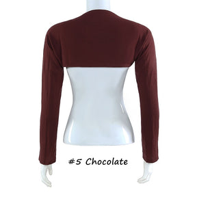 YZ17  Solid color modal cotton bottoming shoulder sleeves