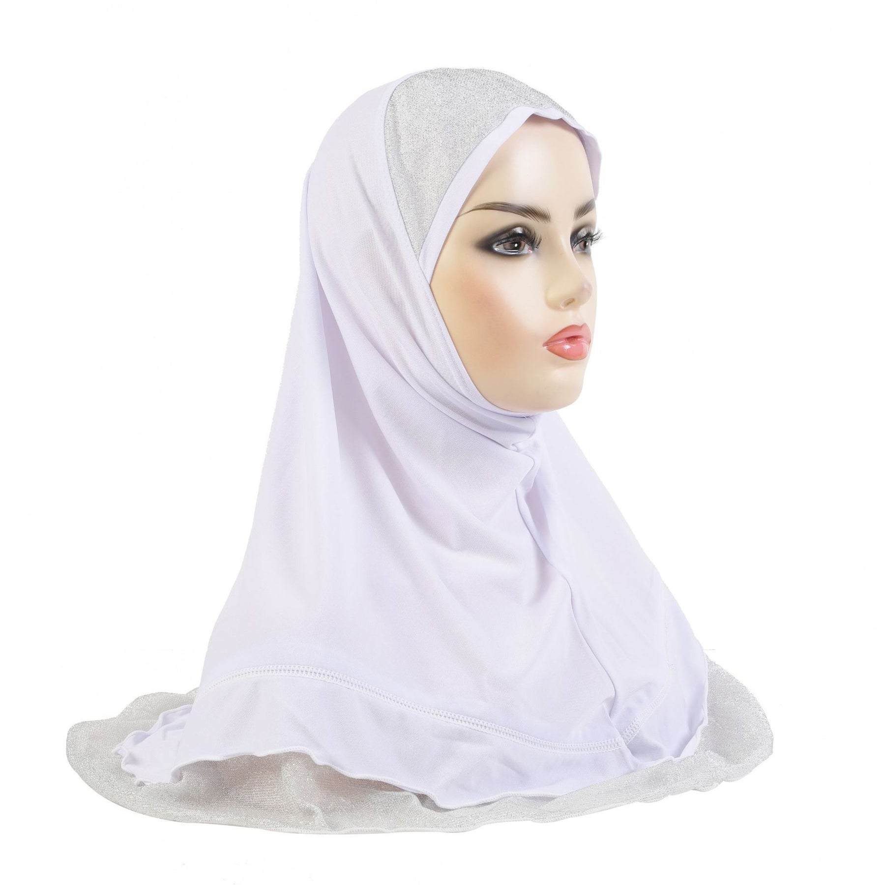 H310 Crystal linen plain instant hijab