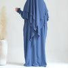 5 - Mist Blue Abaya + Hijab