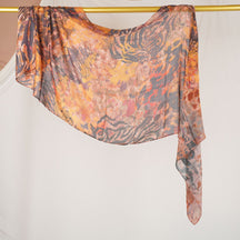 DL001  Double-Sided Modal Printed Single-Stitch Right-Angle Rolled-Edge Hijab
