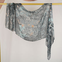 DL001  Double-Sided Modal Printed Single-Stitch Right-Angle Rolled-Edge Hijab