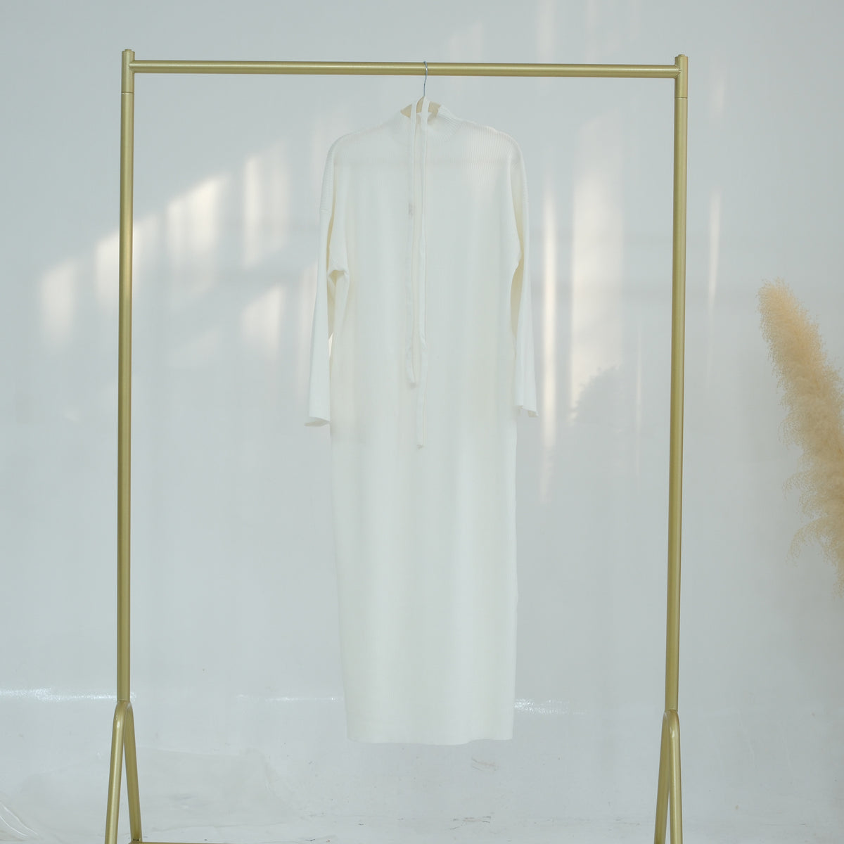 LR930  Autumn/Winter Thickened Jersey Loose Sweater Dress