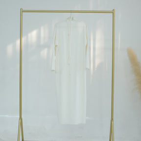 LR930  Autumn/Winter Thickened Jersey Loose Sweater Dress