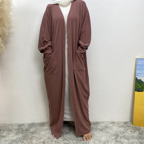 1997 plain cardigan abaya