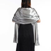 M20070 plain satin Shawl