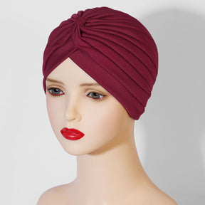 SDG-01  Women's elastic pullover yoga hat Muslim hat