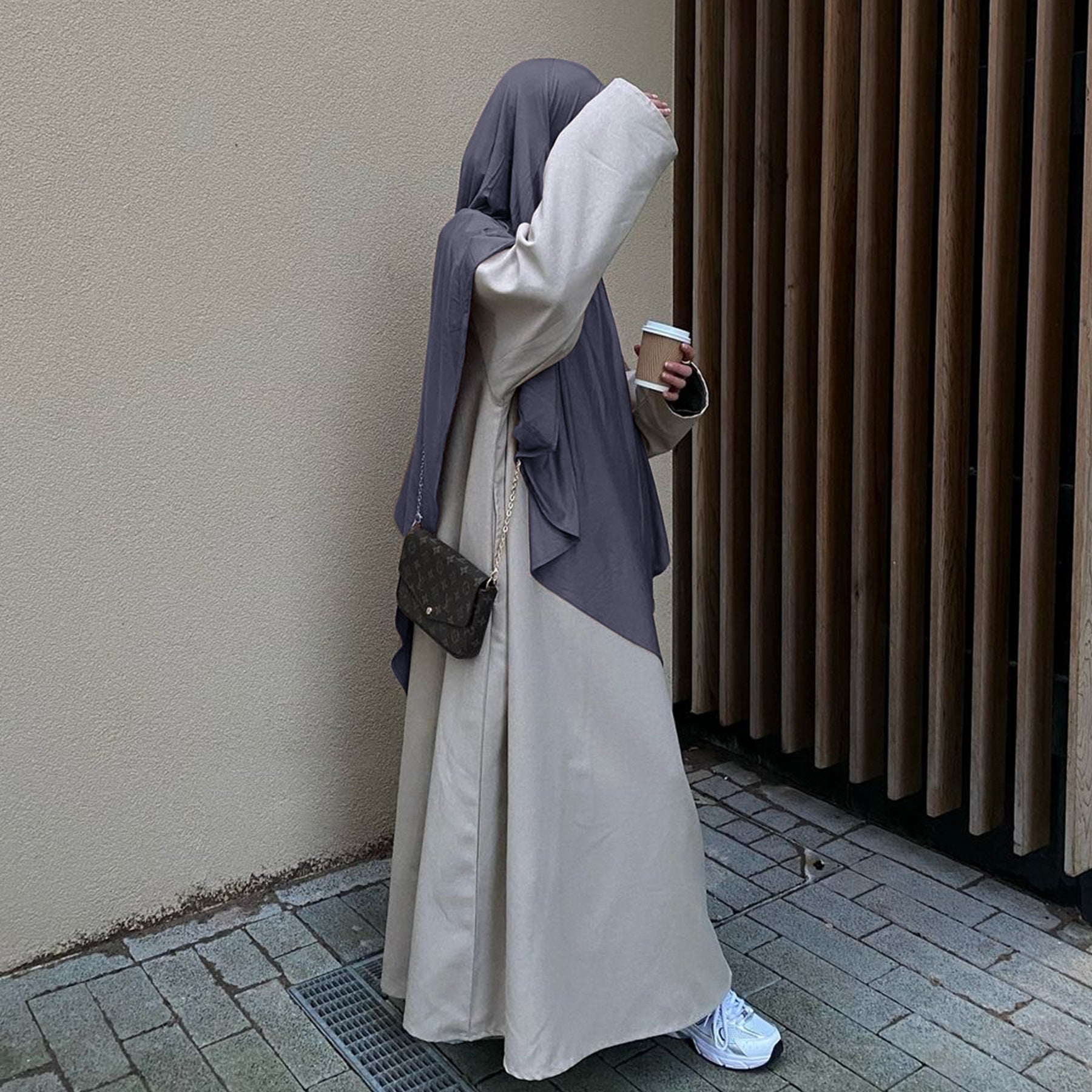 HJ934  plain color hijab