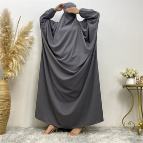 64930 plain abaya dress