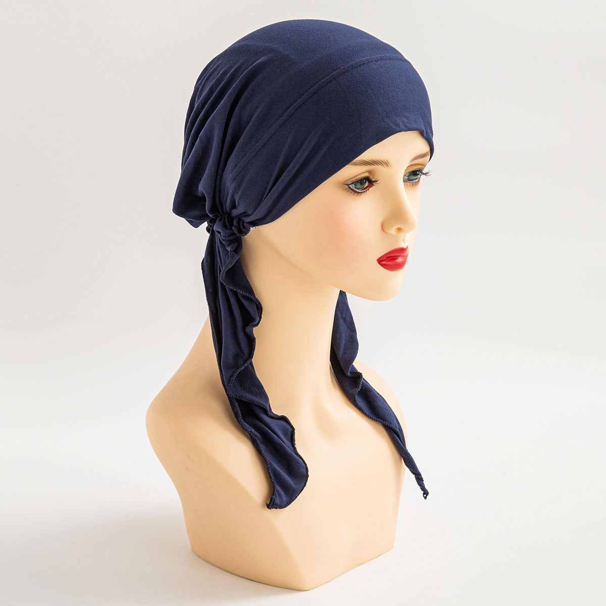 HX-01  Solid color headscarf Muslim women's hat