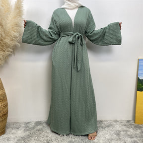 1955-1  Minimalist Knit Sweater Cardigan for Fall & Winter
