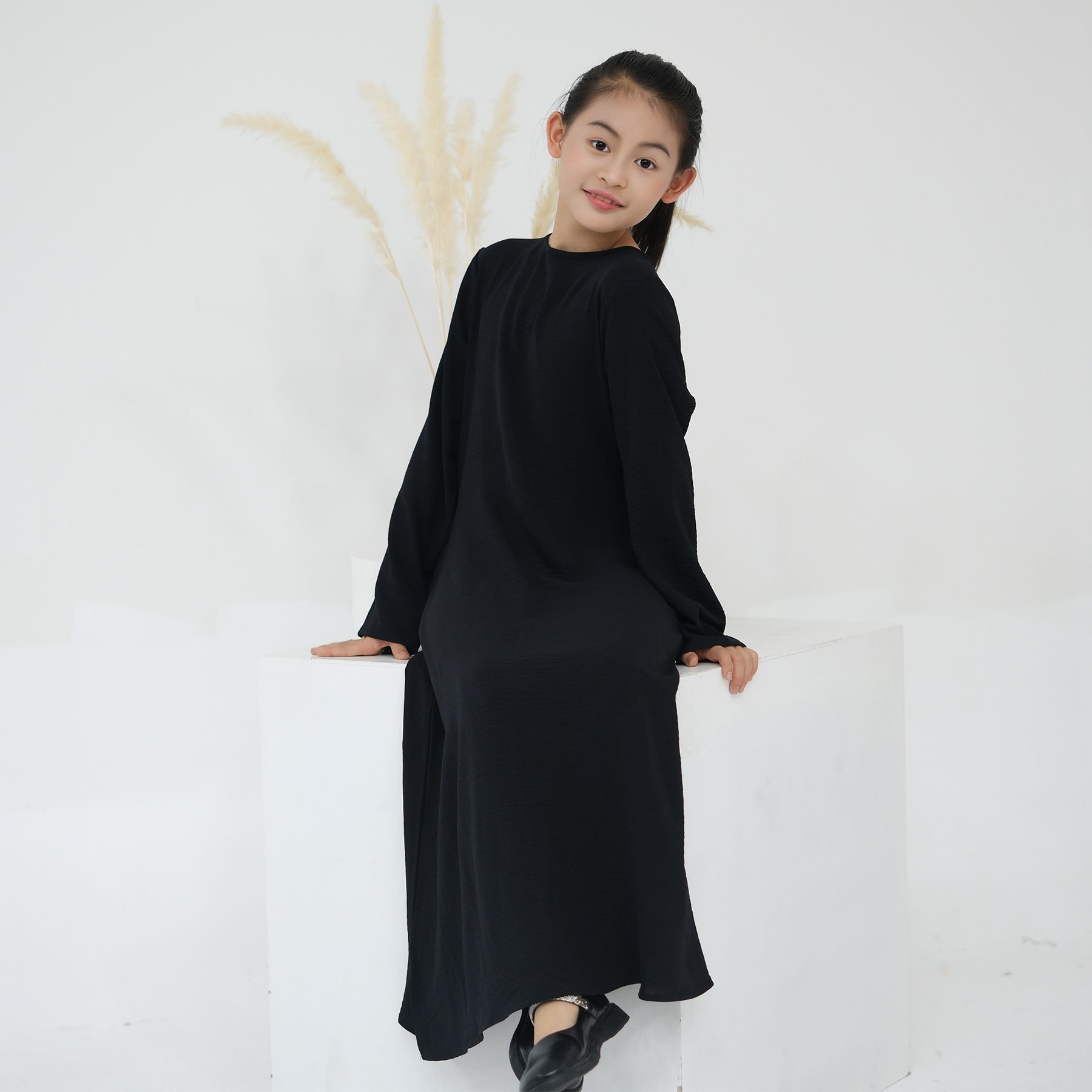 LR782 Abaya jubah kanak-kanak jumbai sulaman cantik BABY ABAYA abaya