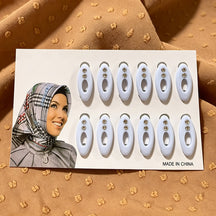 SJG001  Silk Hijab Fixing Clip Mini Brooch Pin