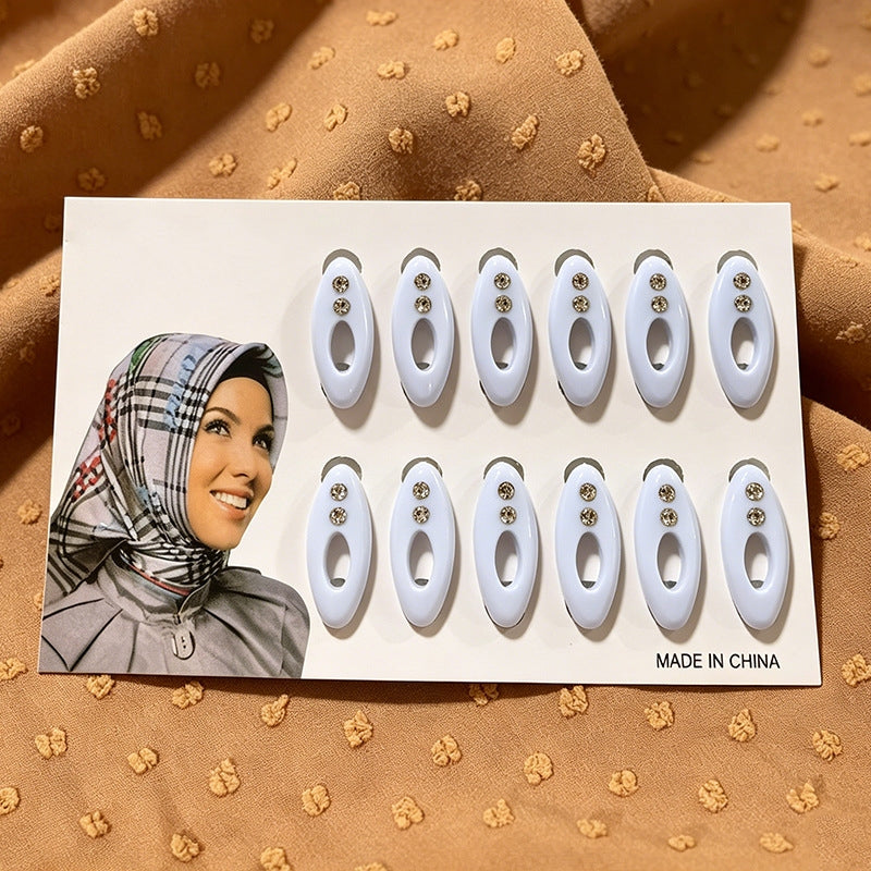 SJG001  Silk Hijab Fixing Clip Mini Brooch Pin