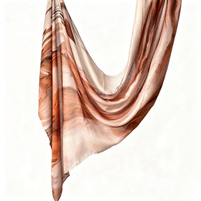 JB030 Printed Double-Sided Polyester Cotton Hijab