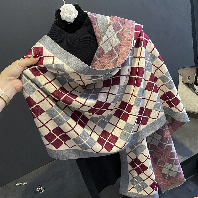 10108 50colors high quality printed winter scarf shawl