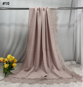 HY004   ELEGANT PLAIN BREATHABLE MODAL HIJAB