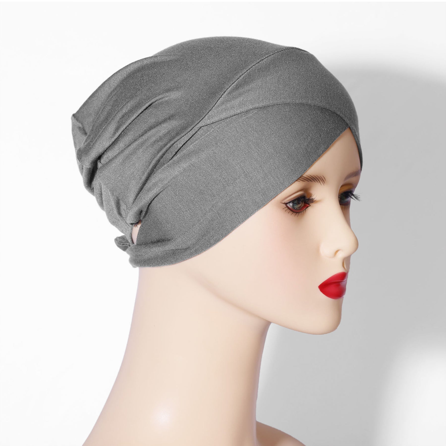 ORU-01  Solid color modal new base cap solid color headscarf