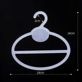 Perchero para bufandas n.° 5508 de 13 cm, para tienda de ropa, perchero de plástico grueso para almacenamiento de bufandas, toallas y ropa