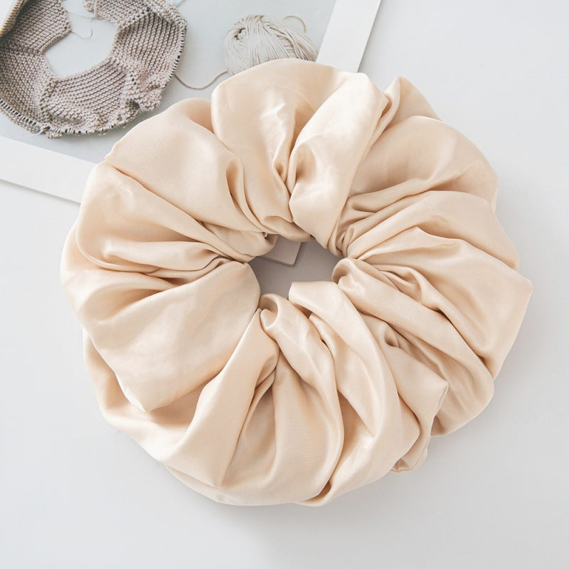 WJA299  Large size ladies' big head bouquet chiffon large intestine circle hairband