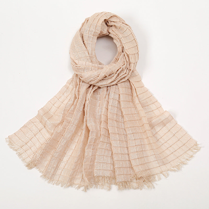 VS800 Plain Wrinkled Scarf/Hijab