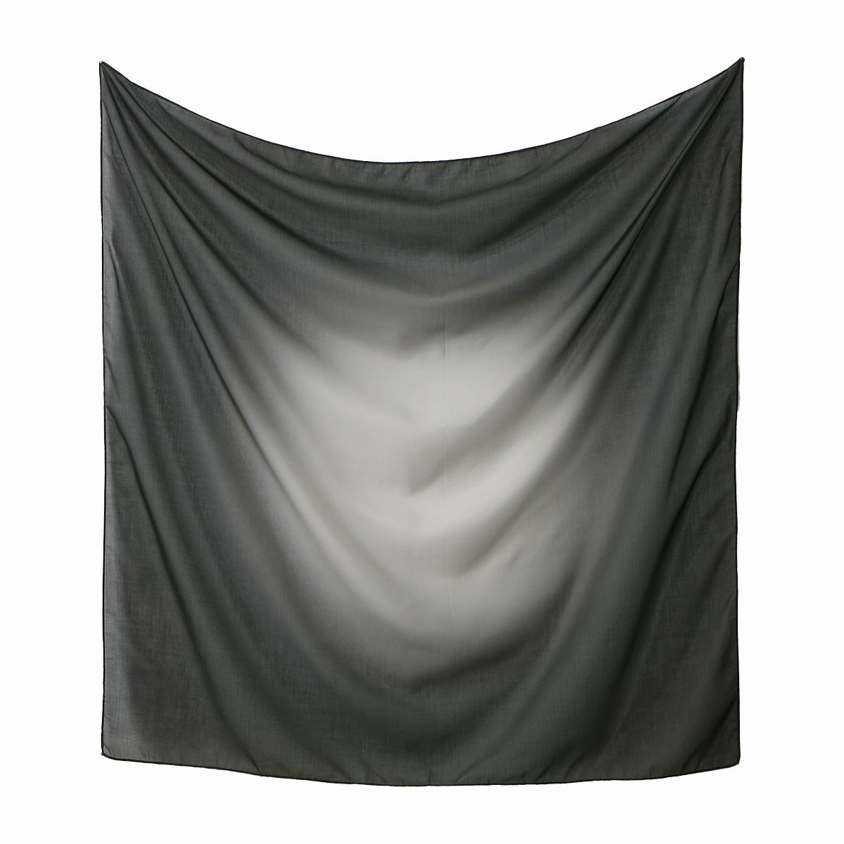 FH164  110*110cm  Printed Ombre Voile Square Scarf