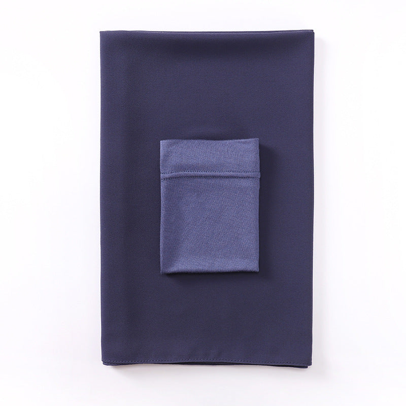MSL288 Plain Jersey Chiffon Pearl Hijab Undercap