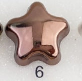 GR0631  Star-shaped magnetic silk scarf fixing buckle 51 colors available