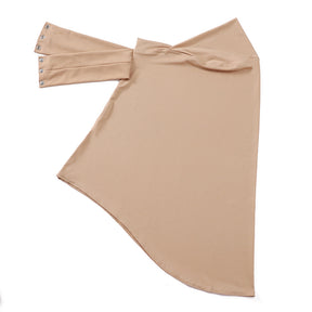 MSL305  Plain Chin-Covering Convenient Hijab Undercap