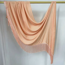 流苏花边 Plain Modal Hijab - Color Option