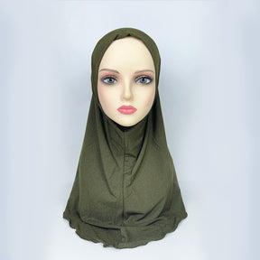 TD53-046  Solid color headscarf breathable and comfortable scarf