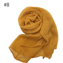 ND349  Plain Breathable Voile Twill Crinkle Hijab