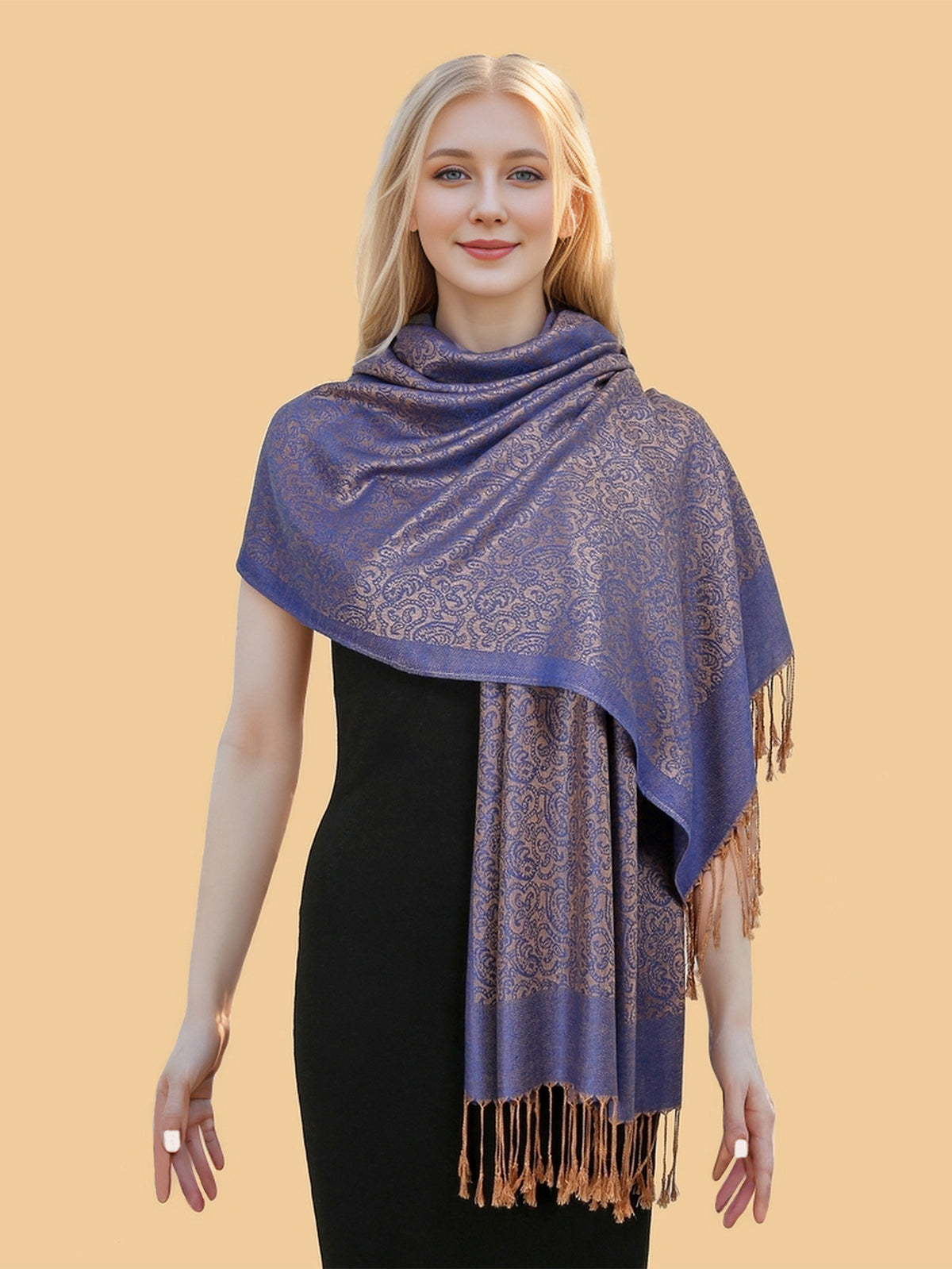 MY10 Hot sale autumn cashmere shawl women's jacquard scarf