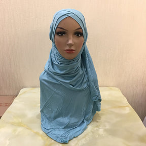 H097 plain Modal instant hijab turban hat