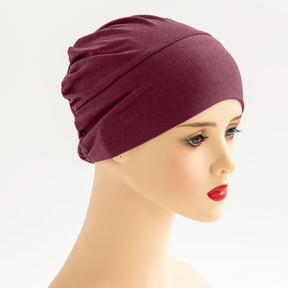 QY002  Women's turban hat, mercerized cotton base cap, Muslim pullover hat, can hide hair, elastic hat, high elasticity, no pilling