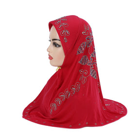 H102 instant hijab turban hat