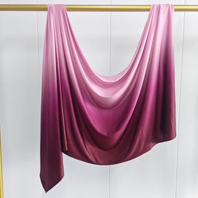 YTHBJB  Gradient Liquid Jersey Hijab, Ombre Knit Headscarf, Soft Fluid Wrap