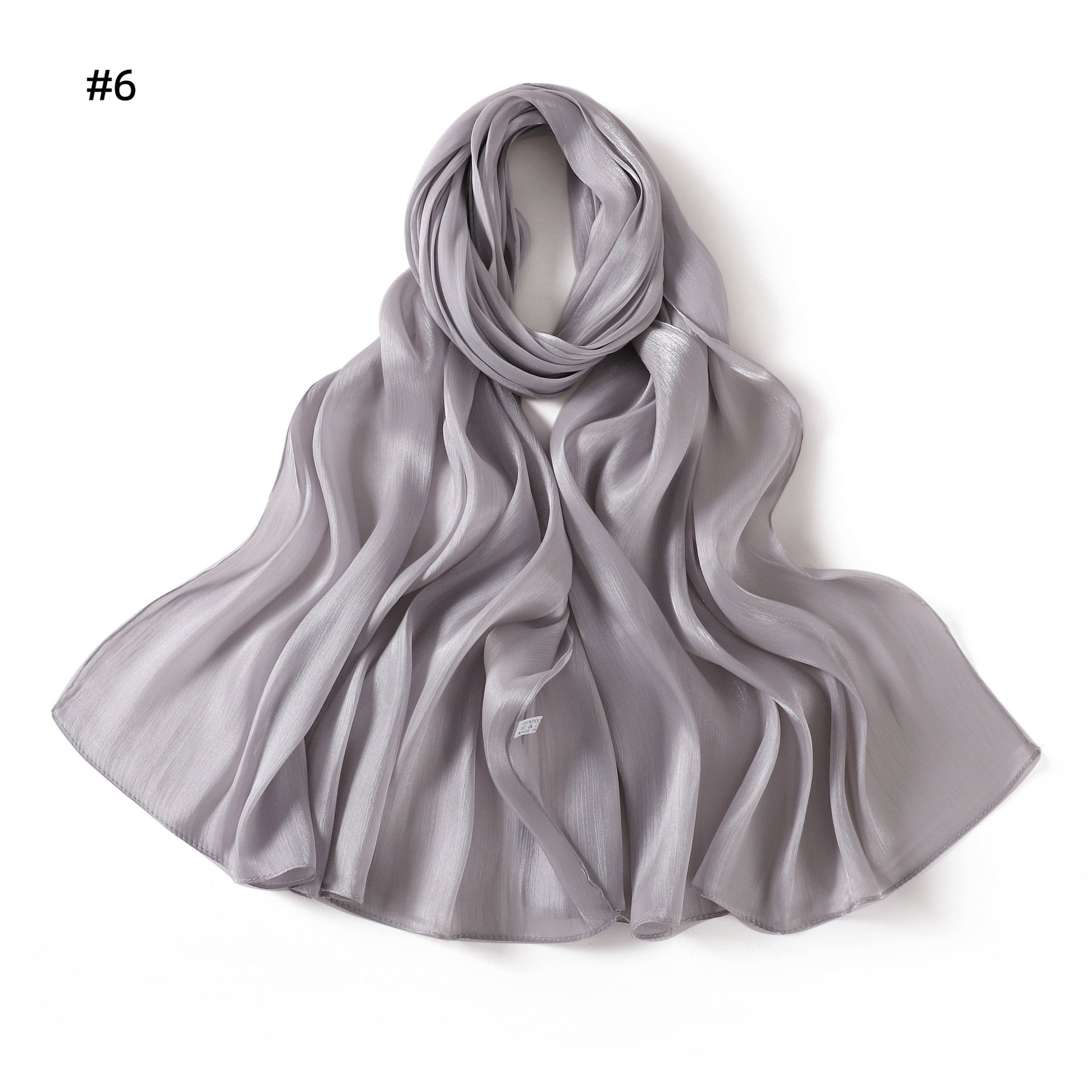 YZ206  Spring and summer new thin soft shiny silk shawl scarf