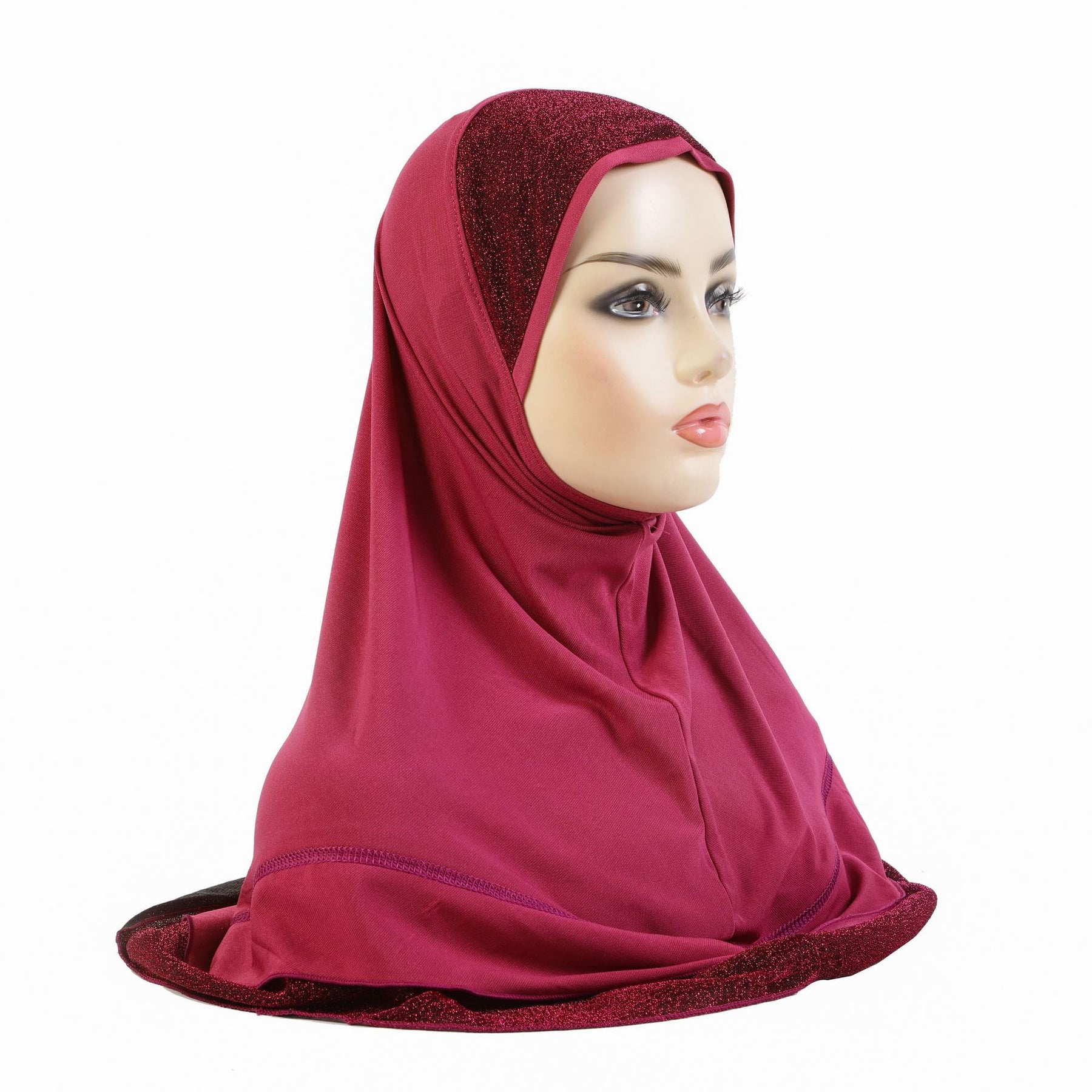 H310 Crystal linen plain instant hijab