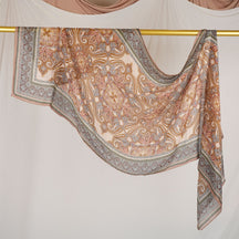 DL001  Double-Sided Modal Printed Single-Stitch Right-Angle Rolled-Edge Hijab