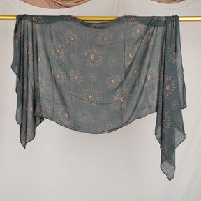 DL001  Double-Sided Modal Printed Single-Stitch Right-Angle Rolled-Edge Hijab