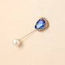 #6-Teardrop Royal Blue
