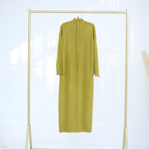 LR930  Autumn/Winter Thickened Jersey Loose Sweater Dress