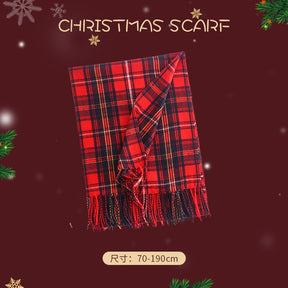 FH23-5480 Christmas printed winter scarf