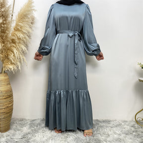 6531 plain muslim abaya dress