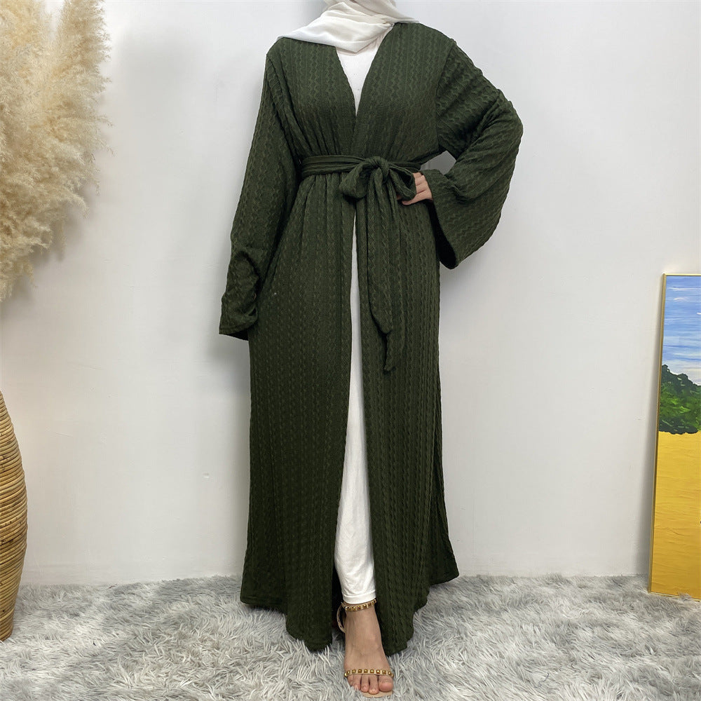 1955-1  Minimalist Knit Sweater Cardigan for Fall & Winter