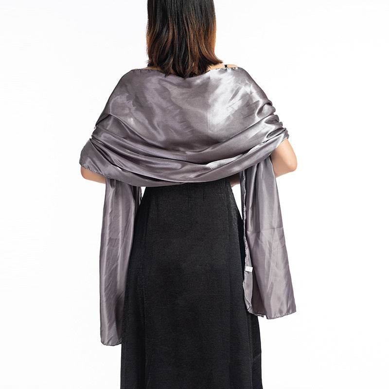 M20070 plain satin Shawl