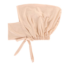 8022  Plain Polyester Adjustable Elastic Strap Closed Cap